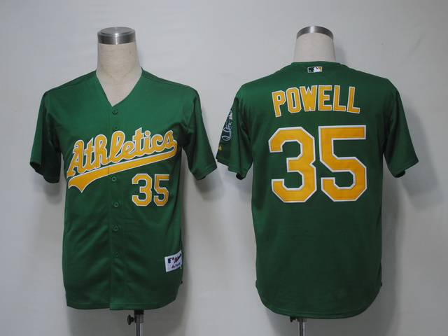 MLB Jerseys Oakland Athletics 35 Powell Green