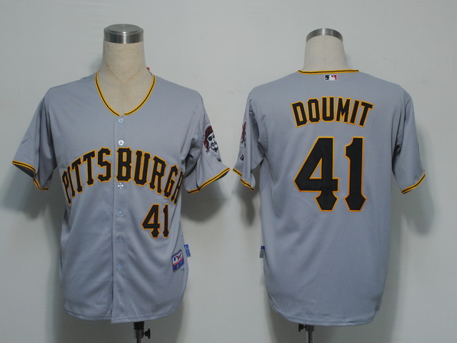 MLB Jerseys Pittsburgh Pirates 41 Doumit Grey