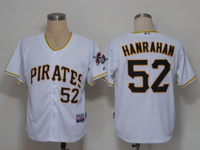 MLB Jerseys Pittsburgh Pirates 52 Hanrahan White