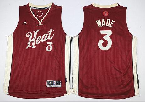 Miami Heat 3 Dwyane Wade 2016 Christmas Edition Jersey