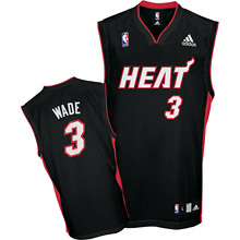 Miami Heat 3 Dwyane Wade adidas men nba basketball jersey