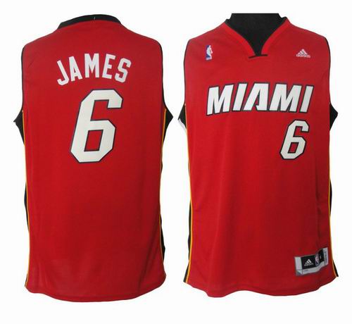 Miami Heat 3 LeBron James New Revolution 30 Swingman Alternate adidas men nba basketball jersey