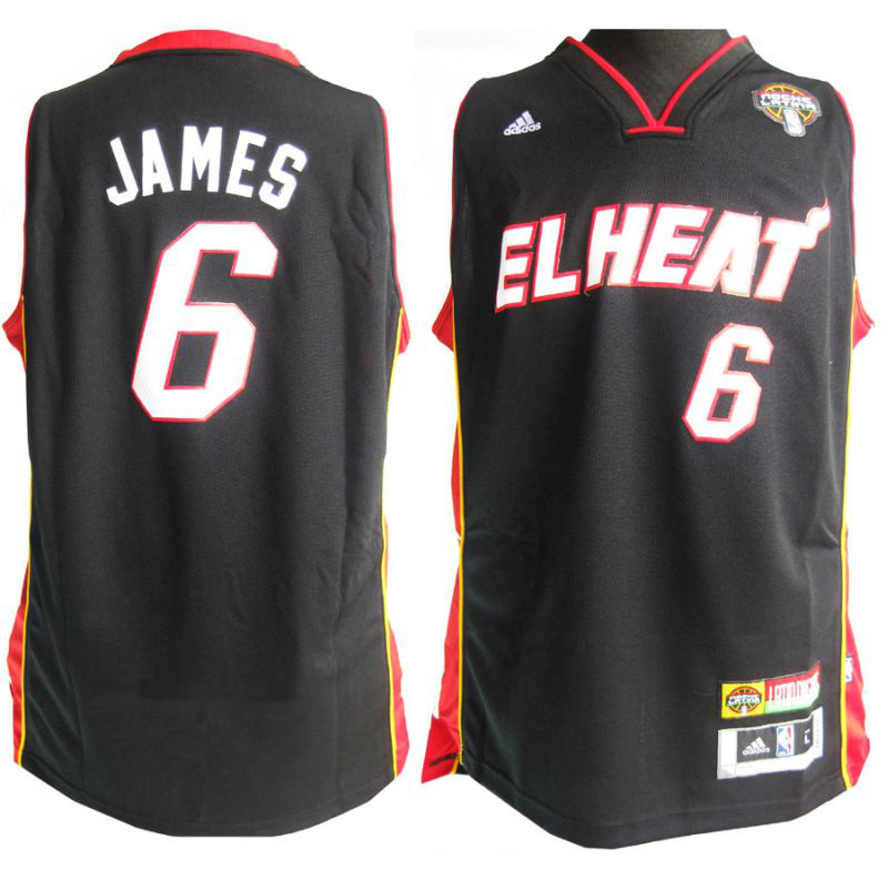 Miami Heat 6 LeBron James Latin Nights Swingman Jersey