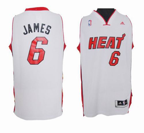 Miami Heat 6 LeBron James New Revolution 30 Swingman nba Jersey