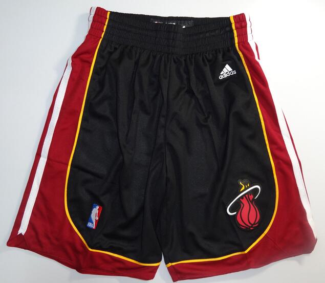 Miami Heat black red nba shorts