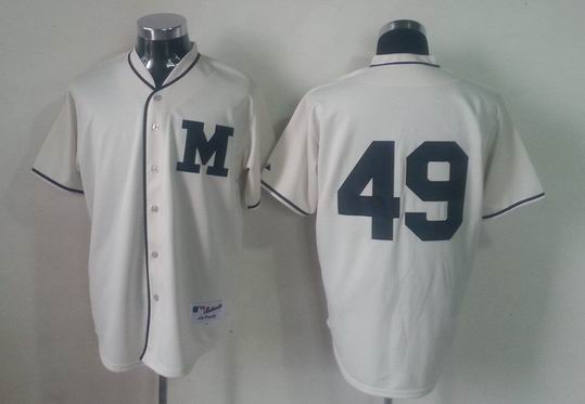 Milwaukee Brewers 49 Yovani Gallardo white New men baseball mlb Jerseys