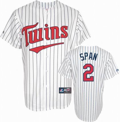 Minnesota Twins #2 Denard Span white kid mlb jersey