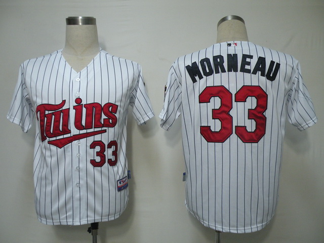 Minnesota Twins 33 Morneau White