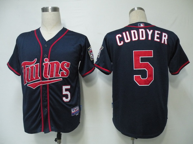 Minnesota Twins 5 Cuddyer Dark Blue men baseball mlb jersey