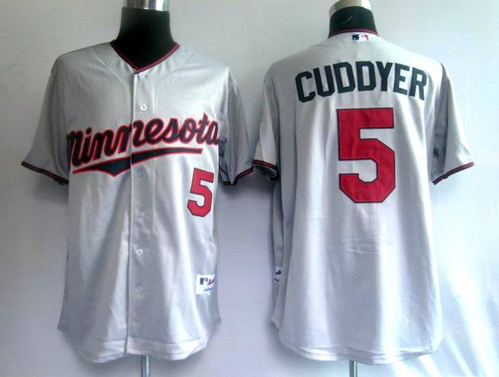 Minnesota Twins 5 Cuddyer Grey mlb jersey