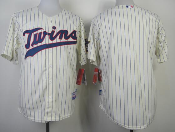 Minnesota Twins blank beige MLB Jerseys