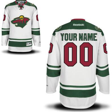 Minnesota Wild white Third Authentic NHL Jersey Custom any name number