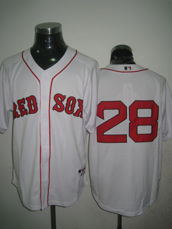 Mlb Boston Red Sox 28 GONZALEZ white men baseball mlb jersey