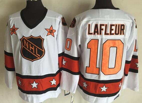 Montreal Canadiens 10 Guy Lafleur Throwback CCM NHL All Star Jersey