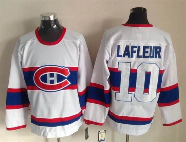 Montreal Canadiens 10 Guy Lafleur white nhl ice hockey  jerseys