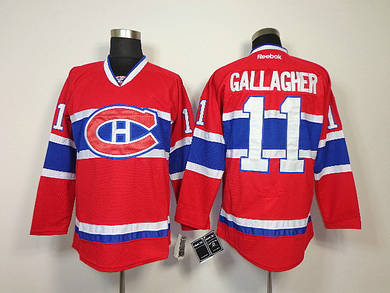 Montreal Canadiens 11 Brendan Gallagher red NHL jerseys