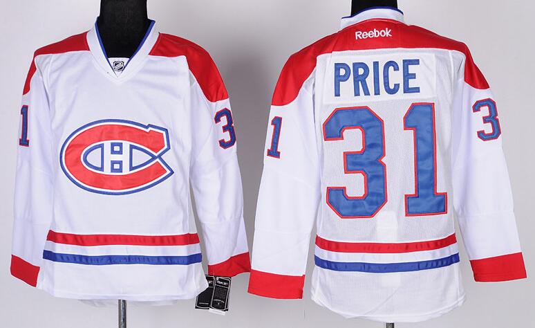 Montreal Canadiens 31 Carey Price White CH Patch nhl  ice  hockey  jerseys