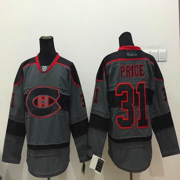 Montreal Canadiens 31 Carey Price gray nhl ice hockey  jerseys