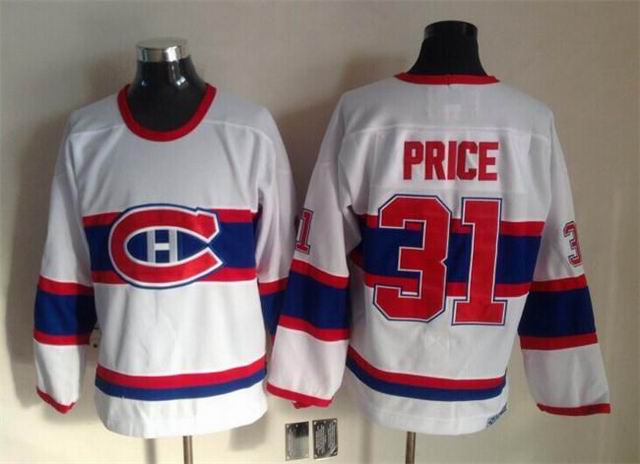 Montreal Canadiens 31 Carey Price white nhl ice hockey  jerseys