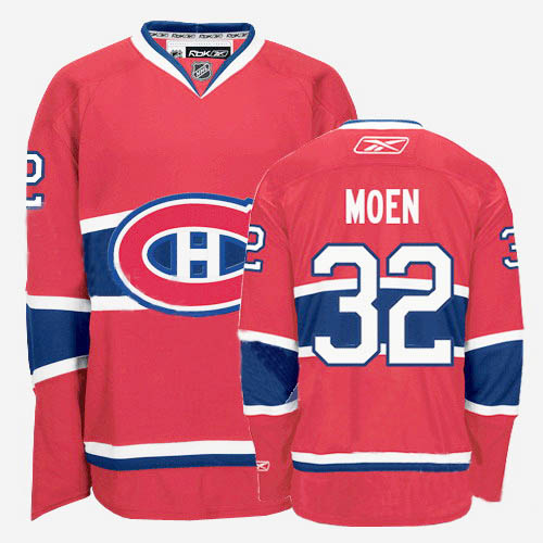 Montreal Canadiens 32 Travis Moen New CH Red nhl ice hockey  jerseys