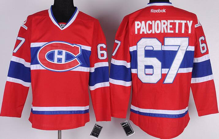 Montreal Canadiens 67 Max Pacioretty red nhl jerseys