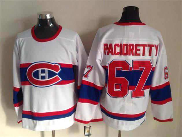 Montreal Canadiens 67 Max Pacioretty white  nhl  ice hockey  jersey