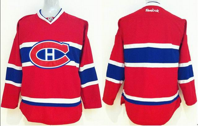 Montreal Canadiens blank red kid nhl hockey Jerseys