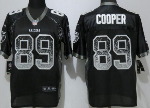 NEW Nike Dallas Raiders 89 Cooper Drift Fashion Black Elite Jerseys