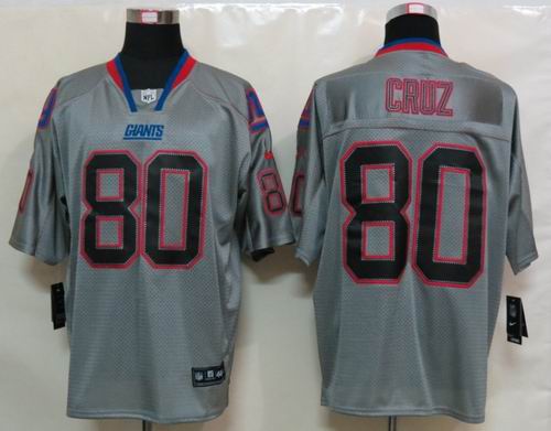 NEW Nike New York Giants 80 Cruz Lights Out Grey Elite Jersey