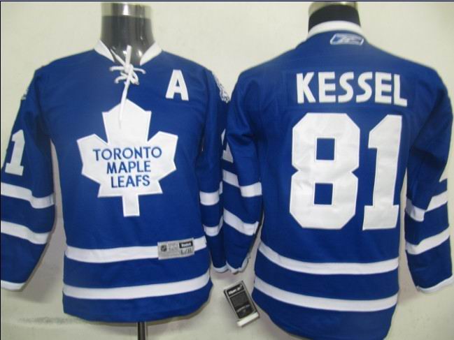 NHl Toronto Maple Leafs 81 KESSEL blue kids Jerseys