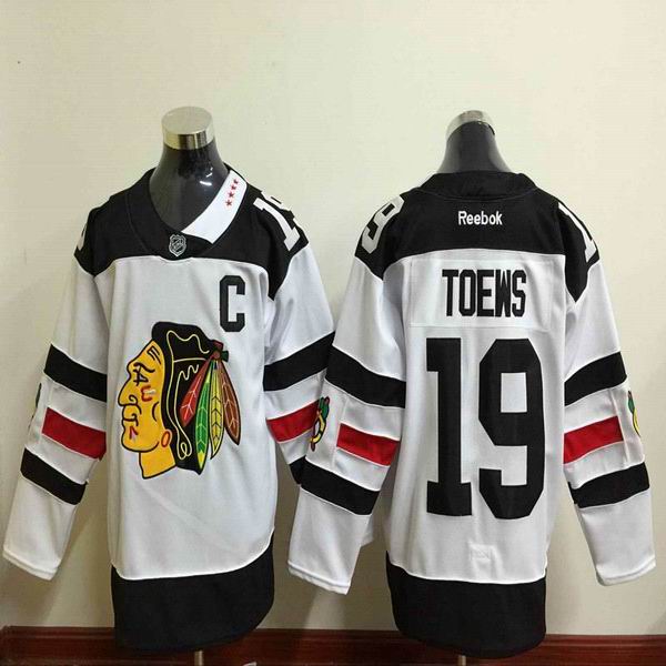 New Chicago Blackhawks #19 Jonathan Toews white black NHL Jerseys