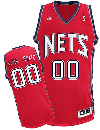 New Jersey Nets Swingman red Road Jersey nba custom any name number