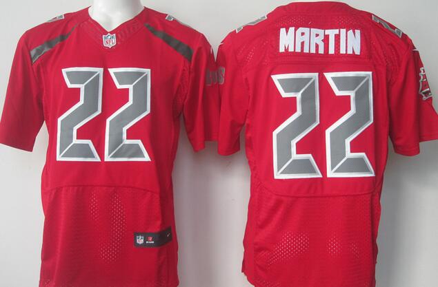 New Nike Tampa Bay Buccaneers 22 Martin Red elite nfl Jerseys