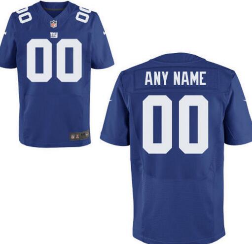 New York Giants Nike Royal blue Custom Elite Jersey for Men women youth kids