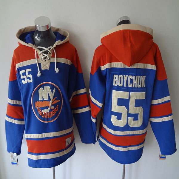 New York Islanders #55 Johnny Boychuk blue orange ice hockey jersey