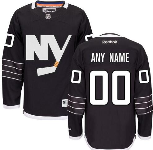 New York Islanders black Home Authentic NHL Jersey Custom any name number