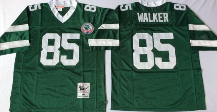 New York Jets 85 Wesley Walker green men Throwback NFL football Jerseys