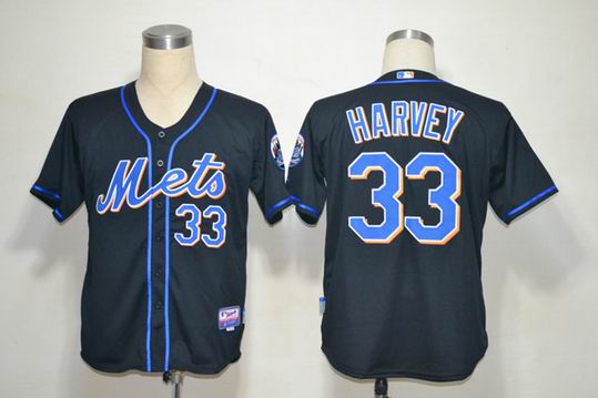 New York Mets 33 Matt Harvey Blue mlb jersey