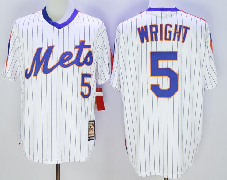 New York Mets 5 David Wright white men MLB baseball Jerseys
