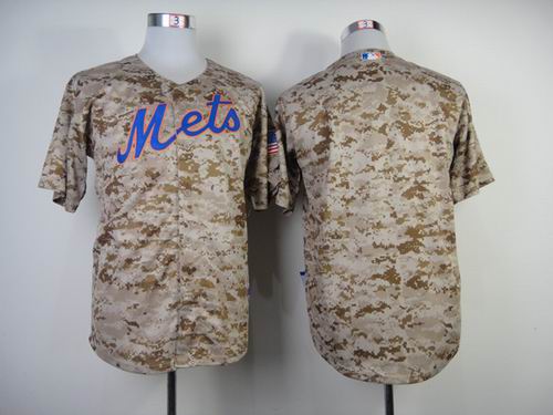 New York Mets blank  camo mlb jerseys
