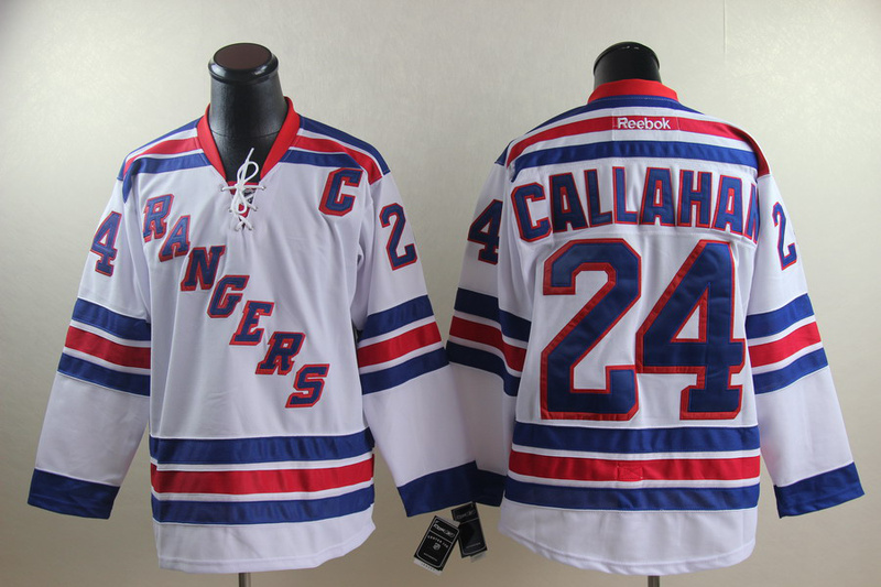 New York Rangers 24 Ryan Callahan Jersey white men nhl Jerseys