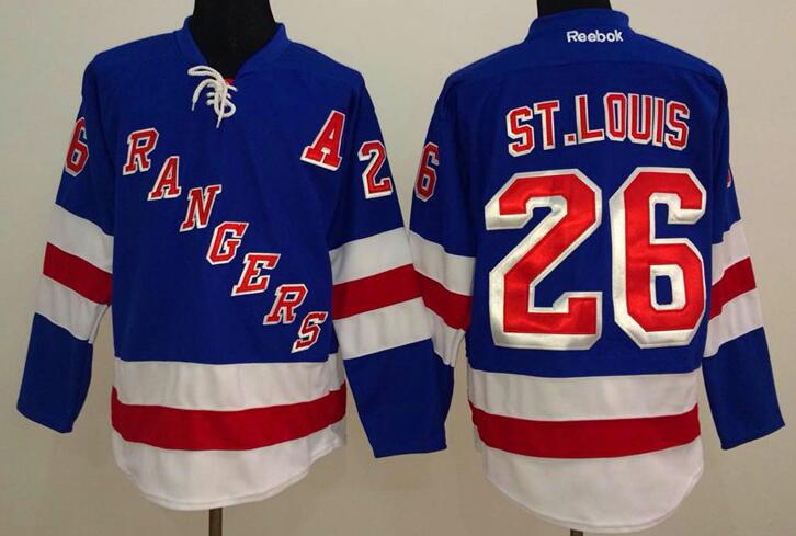 New York Rangers 26 ST.LOUIS blue hockey nhl jerseys