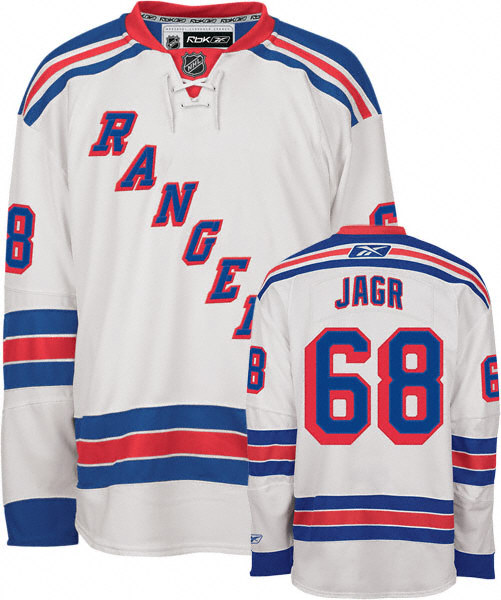 New York Rangers 68 Jaromir Jagr White nhl ice hockey  jerseys