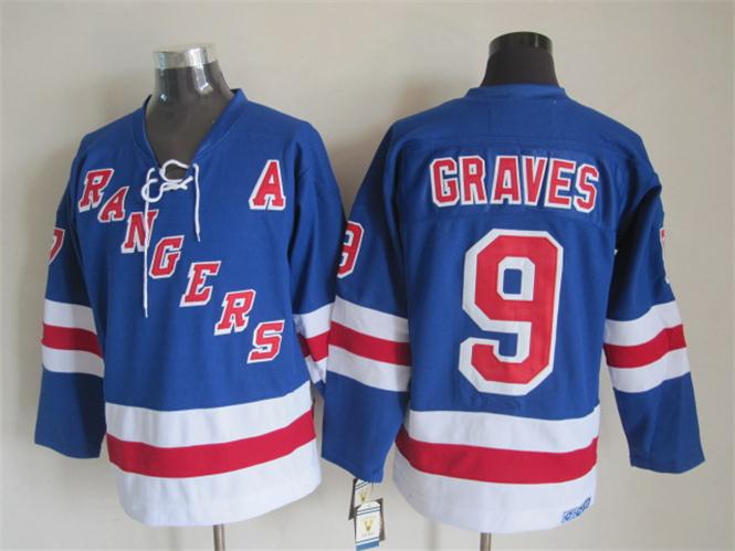 New York Rangers 9 Adam Graves New York Rangers nhl ice hockey  jerseys