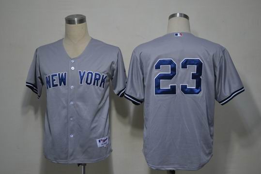 New York Yankees #23 Gray MLB Jerseys