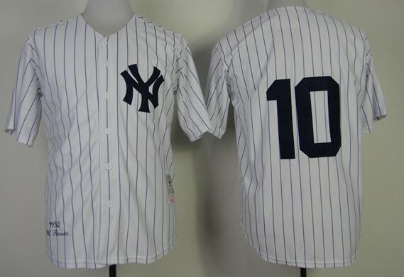 New York Yankees 10 RIZZUTO white mlb jersey