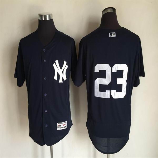 New York Yankees 23 dark blue Flexbase Authentic Collection Jersey