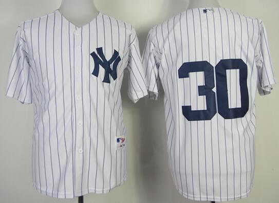 New York Yankees 30 white MLB Jersey