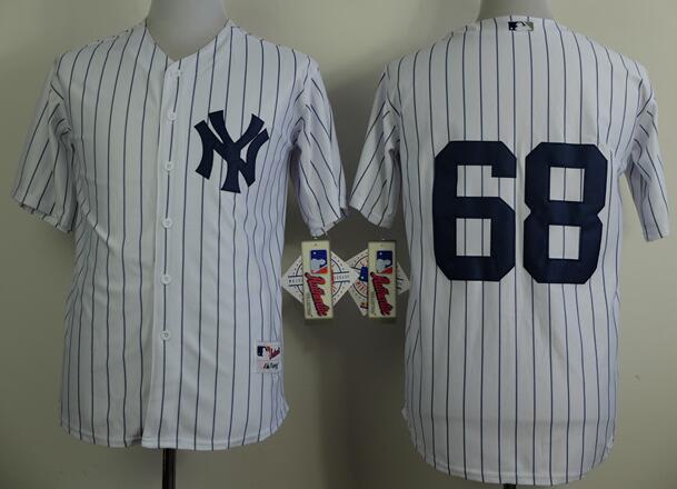 New York Yankees 68 Dellin Betances white baseball Jersey