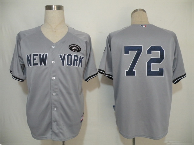 New York Yankees 72 Betances grey men MLB baseball Jerseys